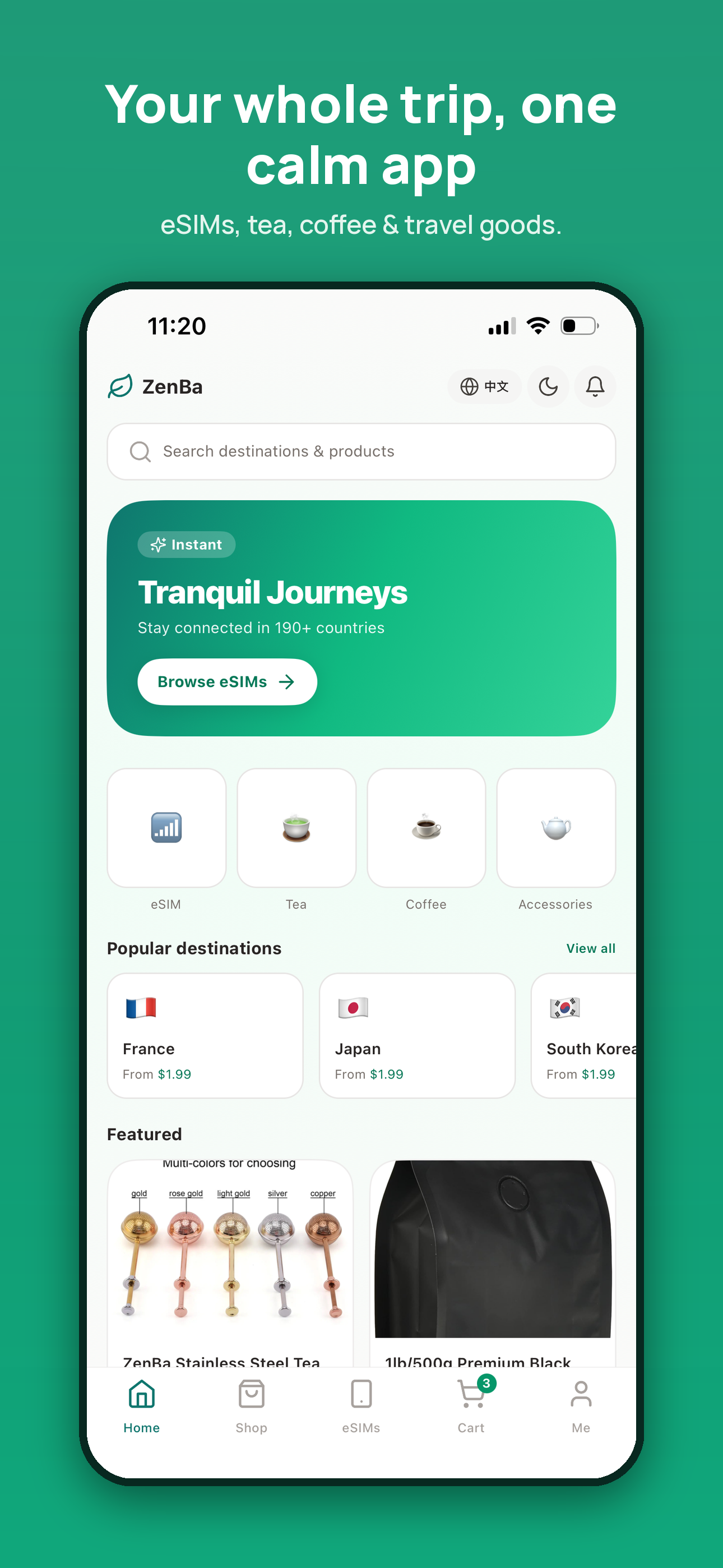 Home — discover destinations